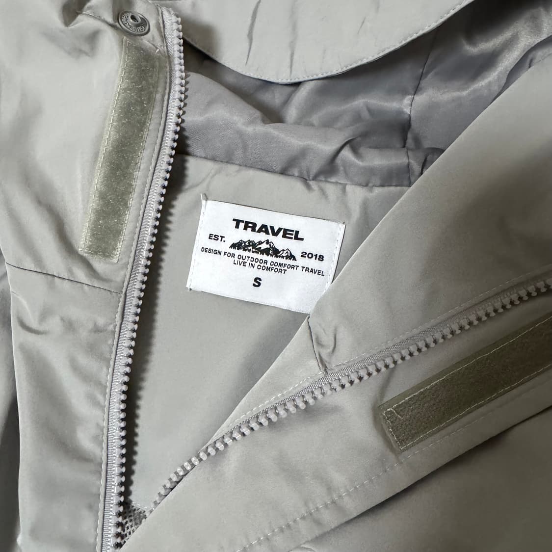 트래블 바람막이 3 레이어 써밋 후드 윈드 브레이커 상품이미지5