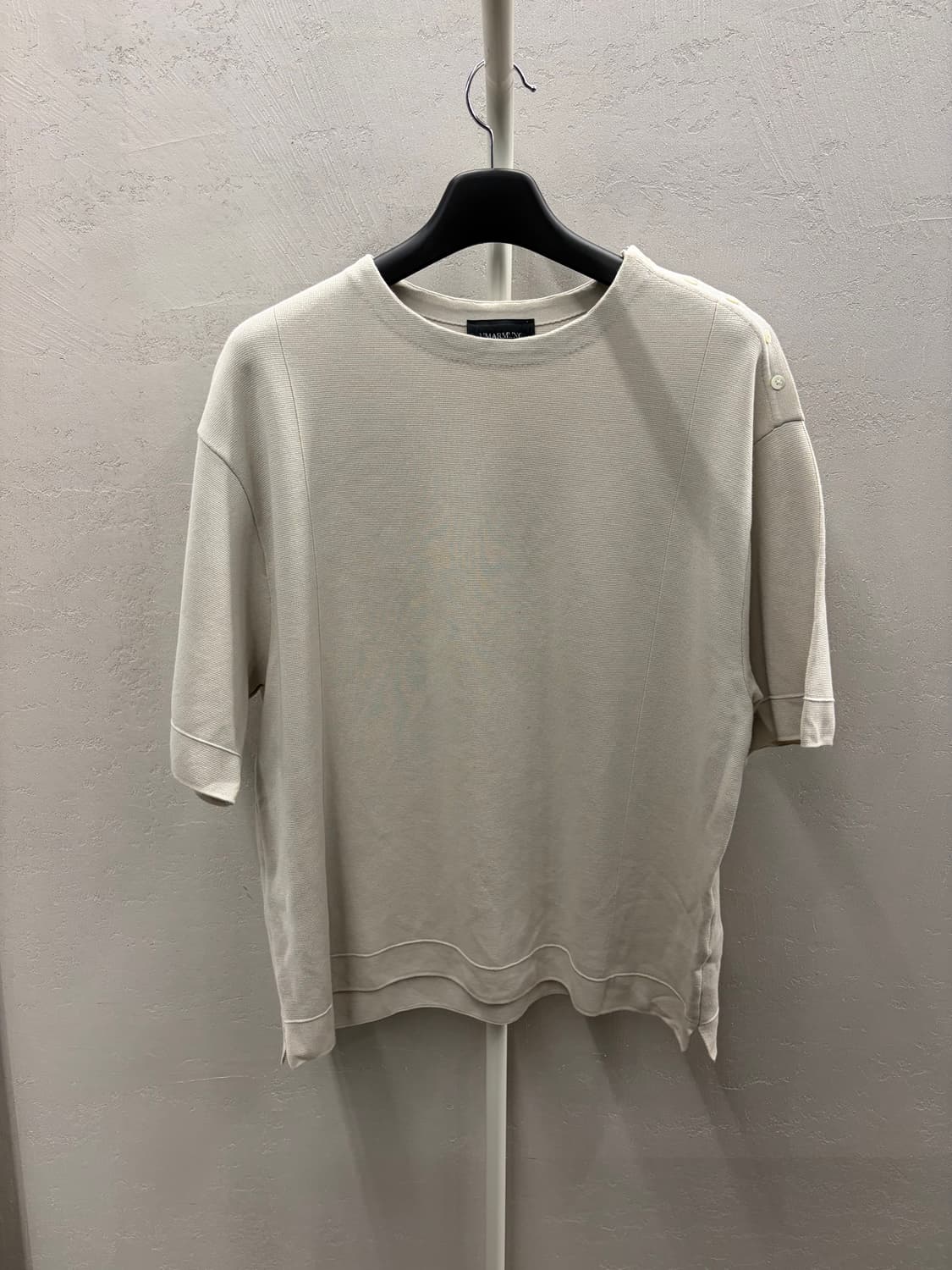 UMARMUNC 베이지 반팔티 M 상품이미지2