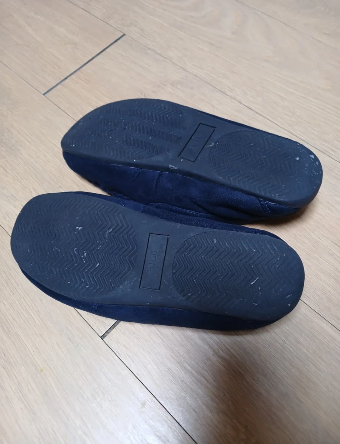 폴로 랄프로렌 네이비 체크 로퍼 270 상품이미지2