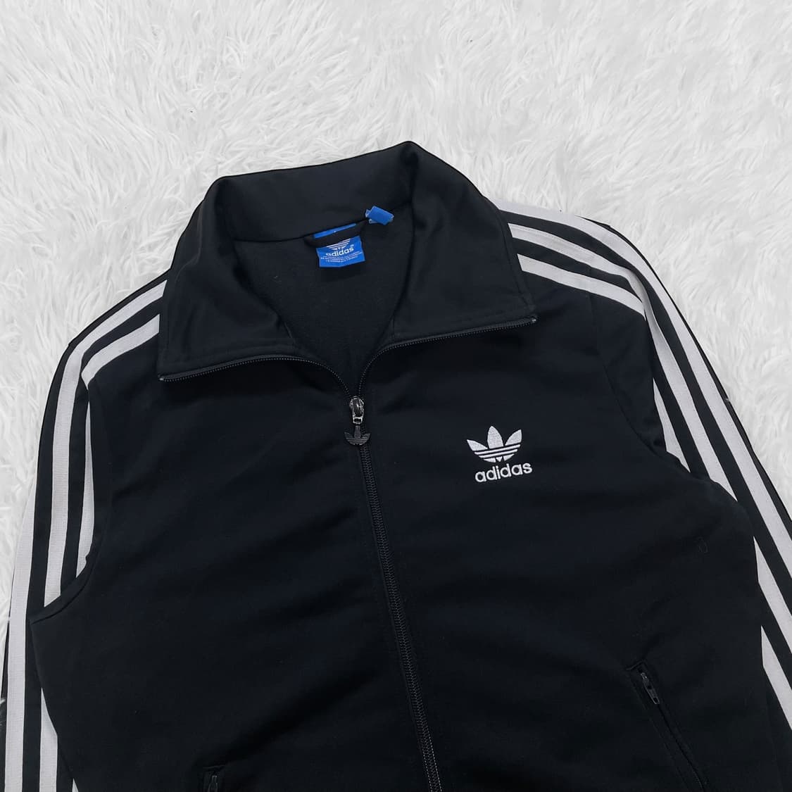 아디다스 파이어버드 트랙탑 져지 블랙 화이트 상품이미지3