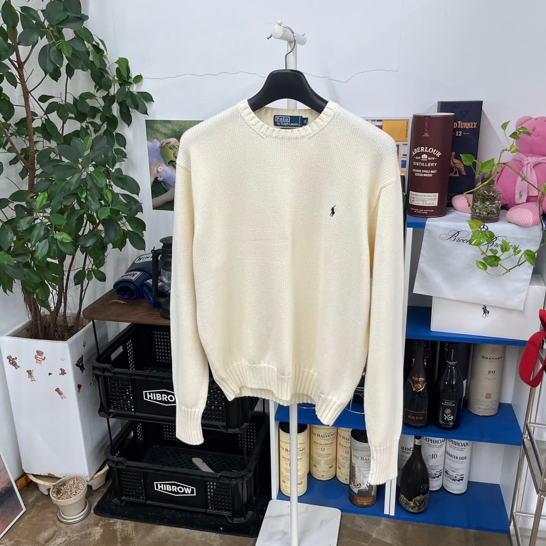 폴로랄프로렌 크루넥 코튼니트 XL 상품이미지1