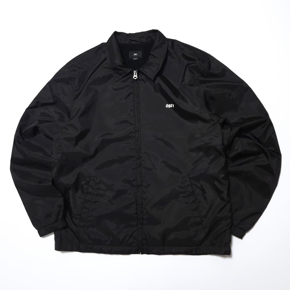 오베이 OBEY 바람막이 코치 자켓 블랙 상품이미지1