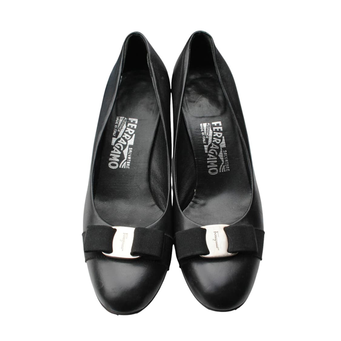 페라가모 블랙 바라 펌프스 8반 상품이미지2