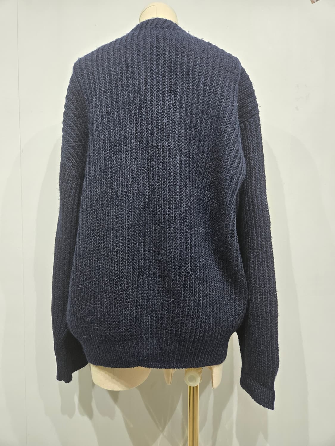 요지 야마모토 네이비 니트 가디건 상품이미지2