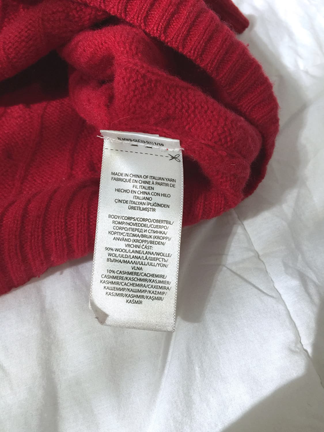 (MAN) 폴로랄프로렌 니트 스웨터 XL 상품이미지5