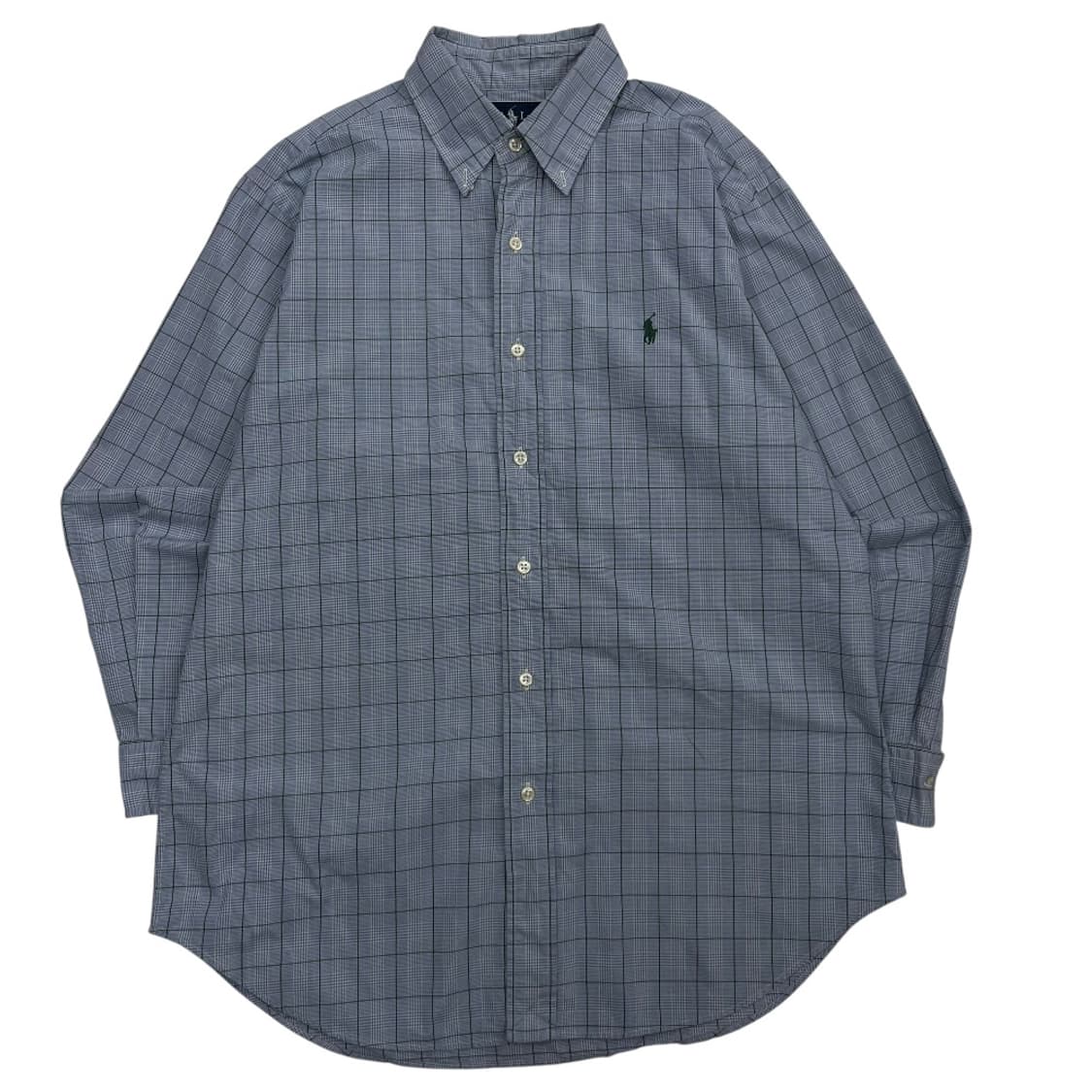 폴로 랄프로렌 딥그린포니 베이비소라 체크 셔츠 M 상품이미지2
