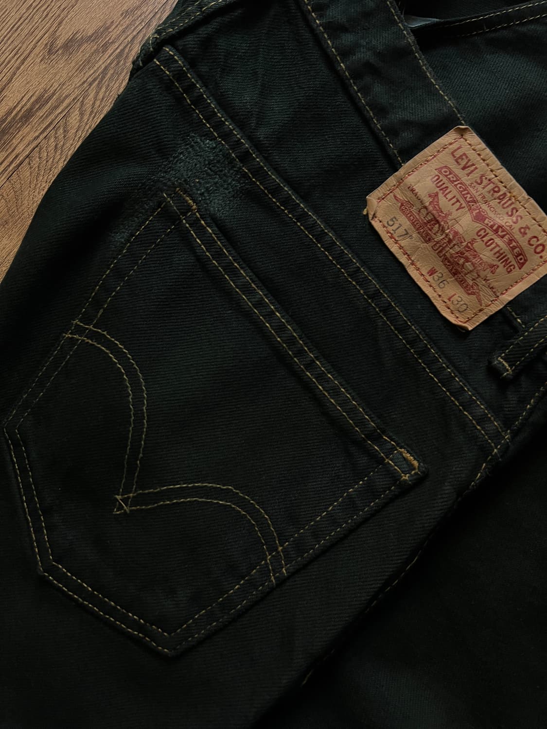 [36]리바이스 517 가먼트다잉 플레어핏 데님 팬츠 상품이미지6