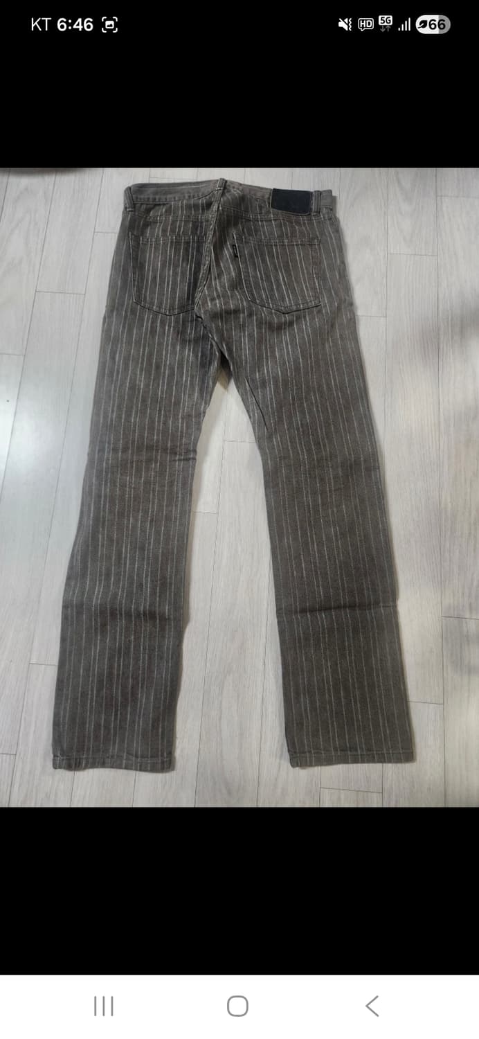 BEAMS 빔즈 남성 스트라이프 브라운진 31 사이즈 상품이미지3