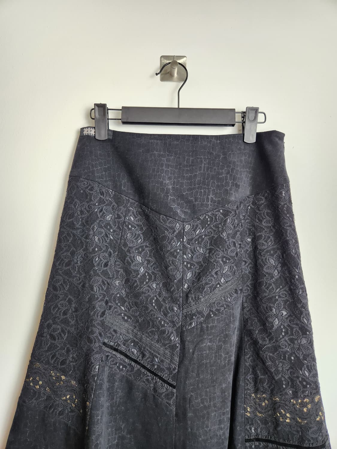 레이스 자수 롱 스커트 상품이미지7