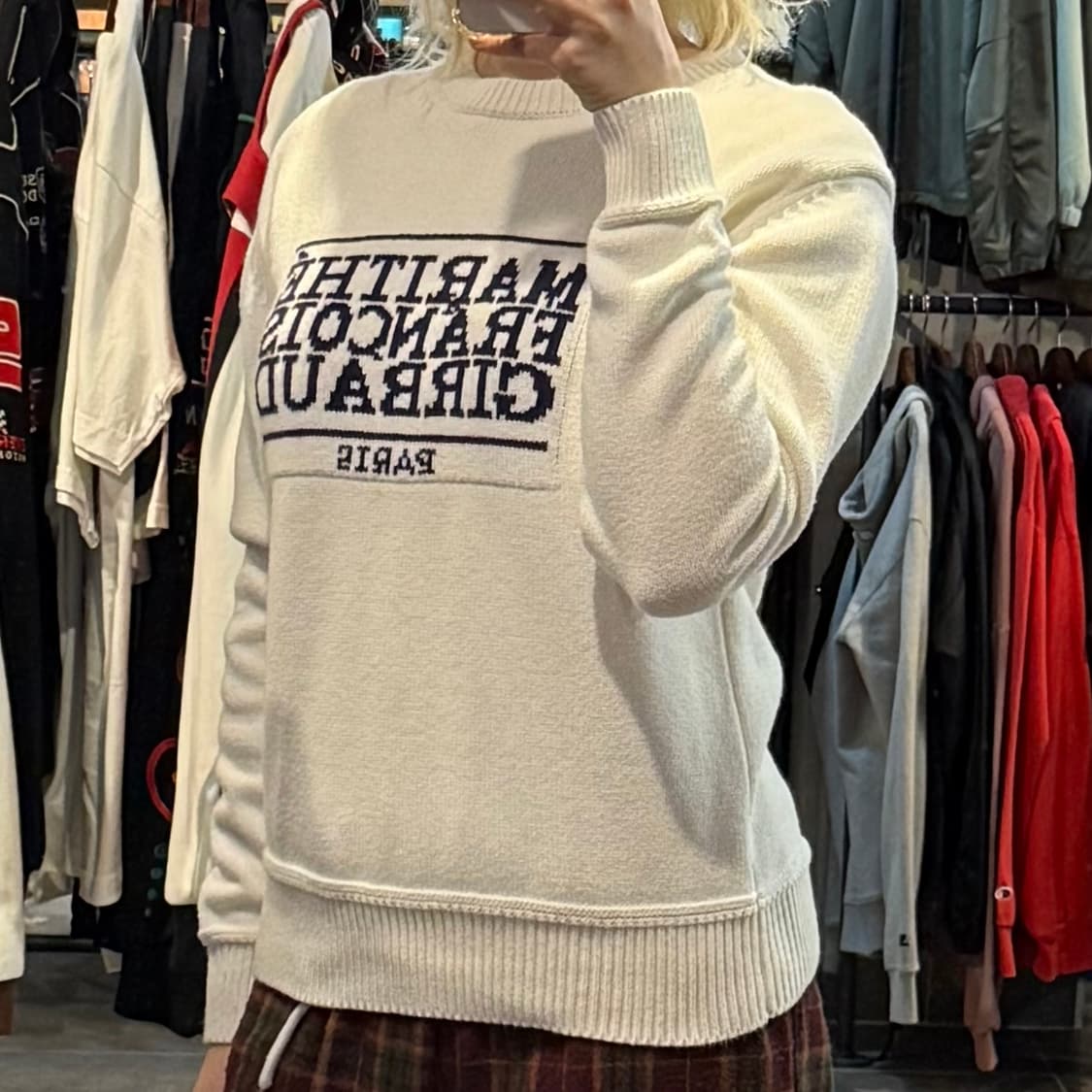 [NO.9] 마리떼 프랑소 아이보리 니트 상품이미지4