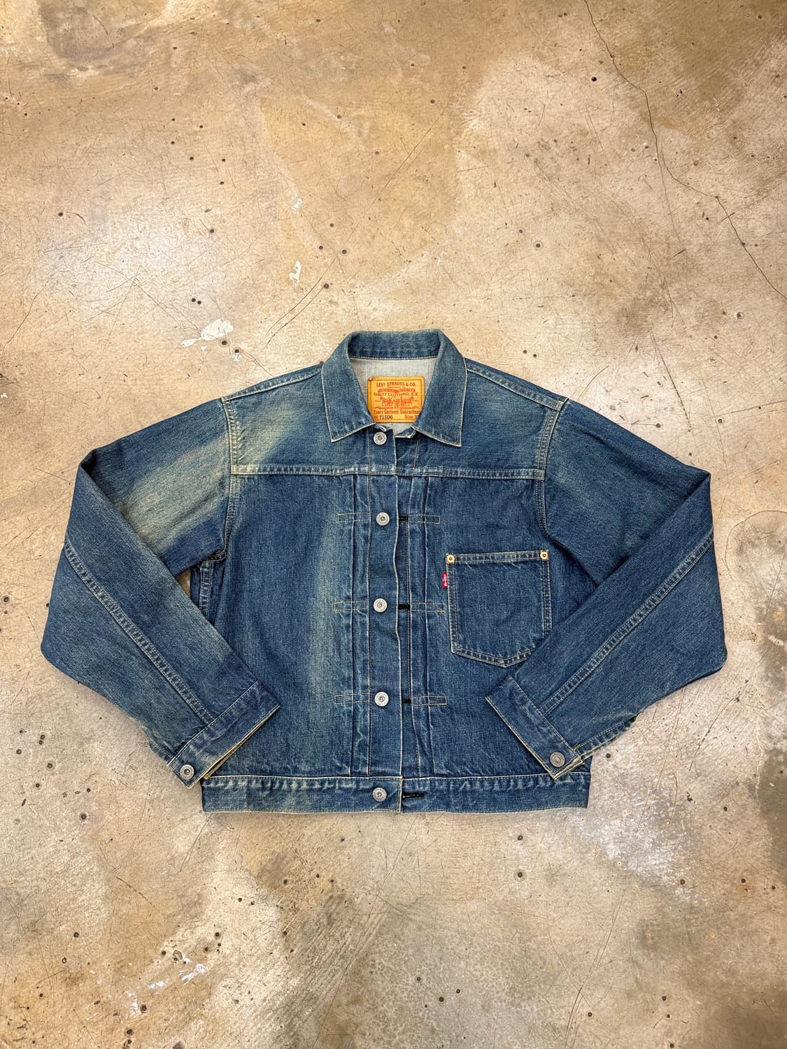 90s 리바이스 LVC type1 셀비지 데님자켓 상품이미지1
