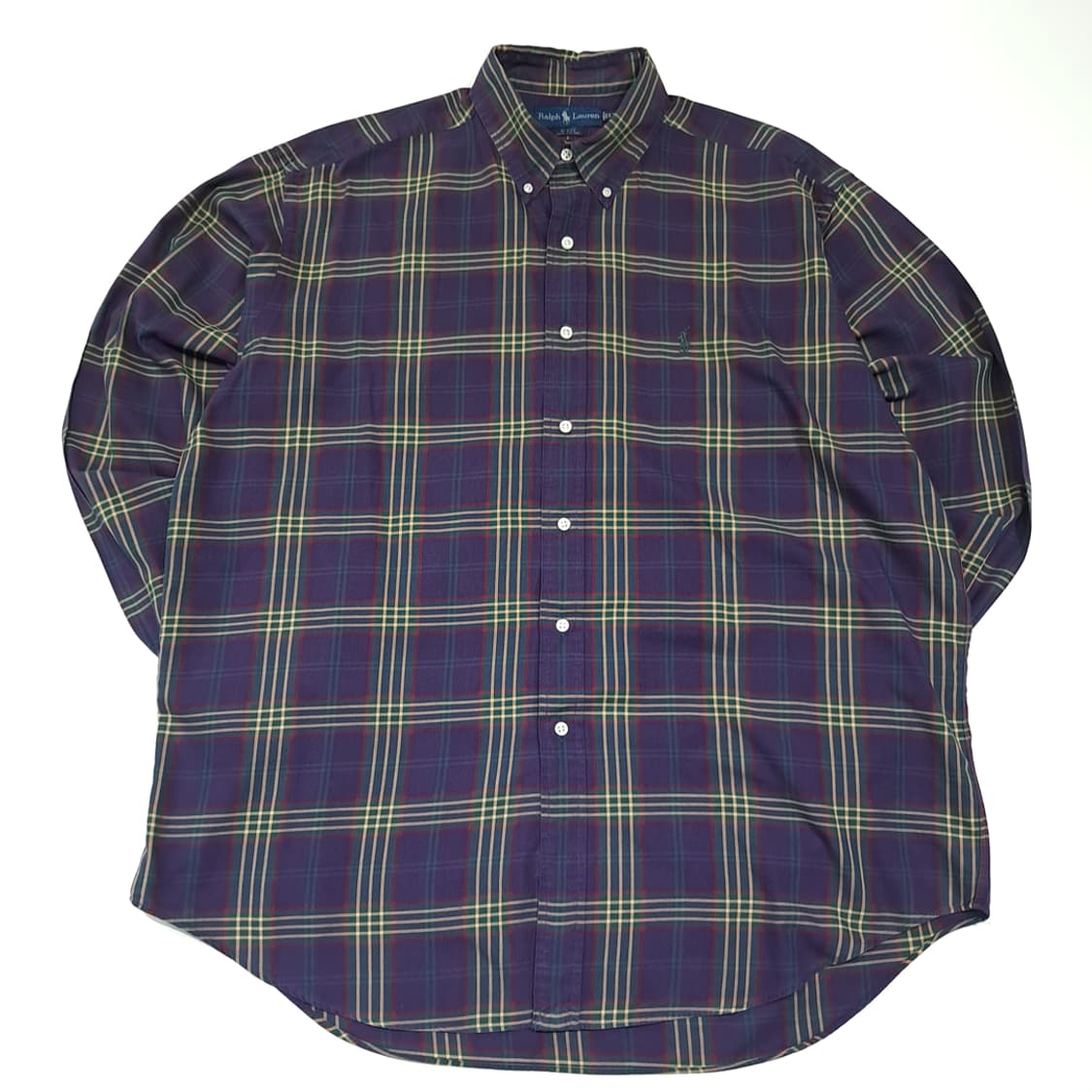 CL948 XL 폴로 90s BLAKE 로얄프레피 타탄체크 셔츠 상품이미지1