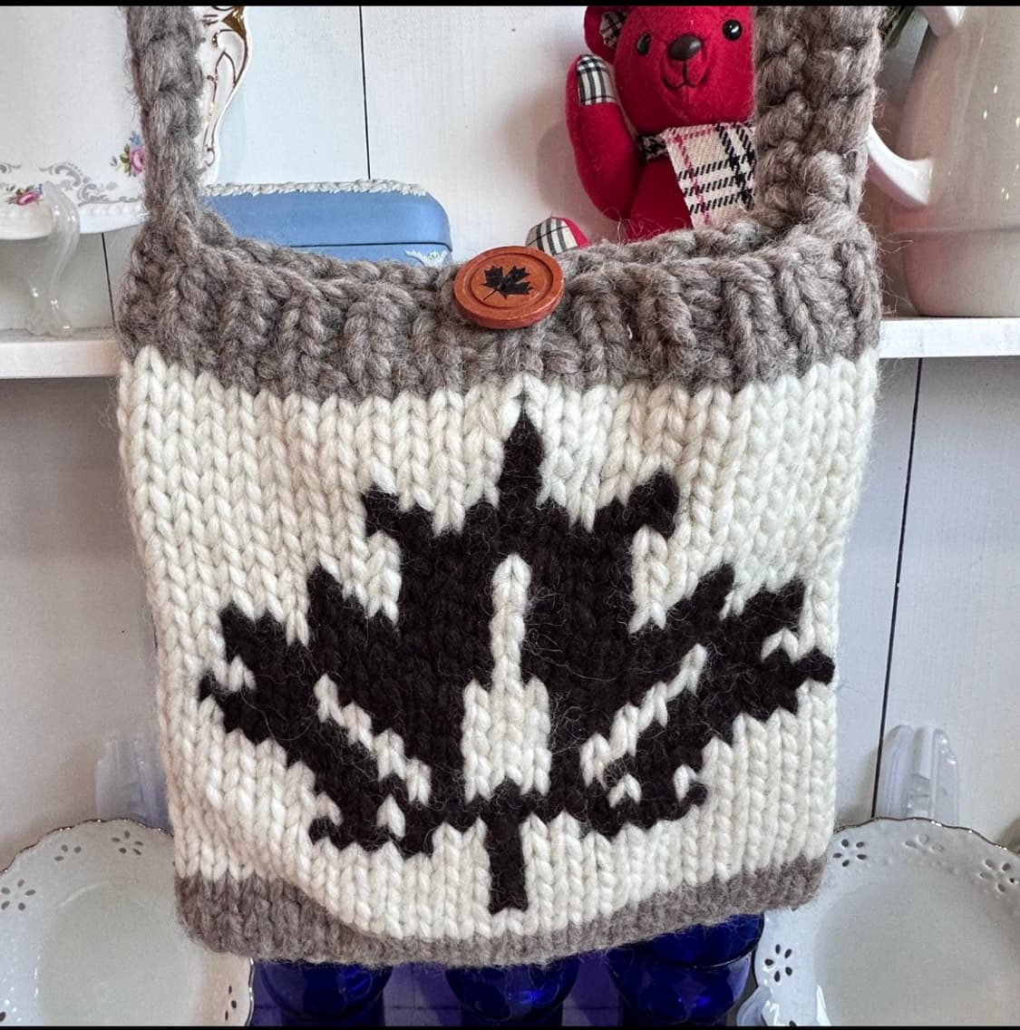 니트 메이플 크로스백 상품이미지2