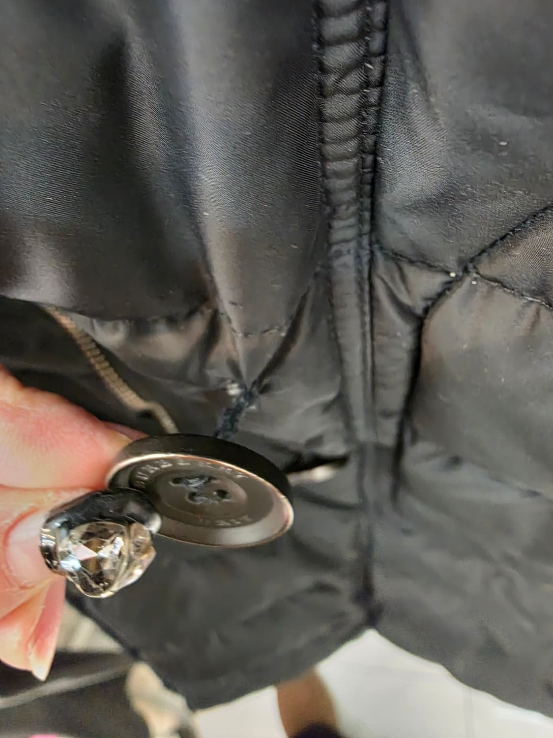 버버리 벨티드 다운 하프 패딩 자켓 M 상품이미지8