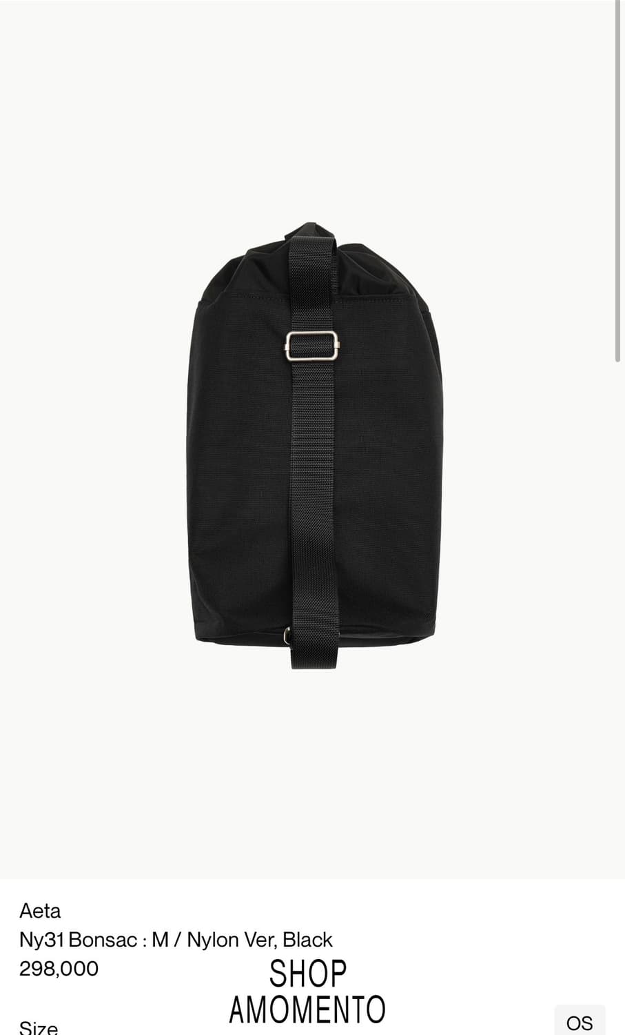 Aeta Ny31 Bonsac : M / Nylon Ver, Black 상품이미지4