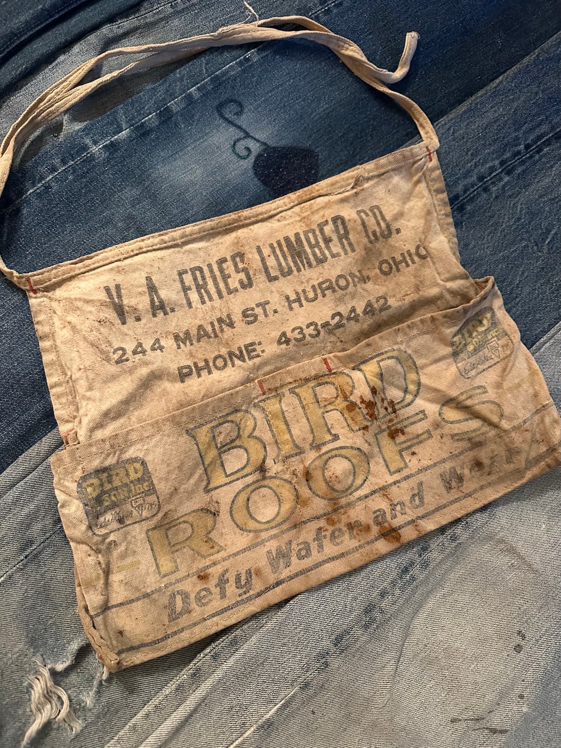 40s 50s USA 빈티지 에이프런 앞치마 상품이미지2