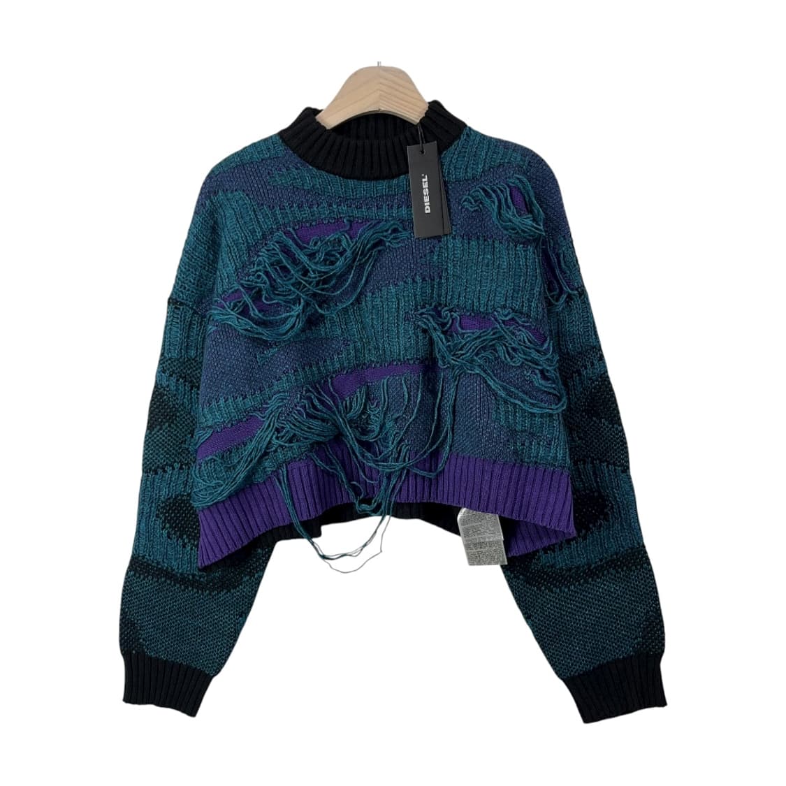 [Diesel] 디젤 그런지 크롭 니트 상품이미지1