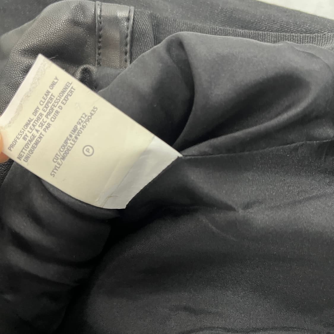 Vince 빈스 가죽자켓 XS 상품이미지5