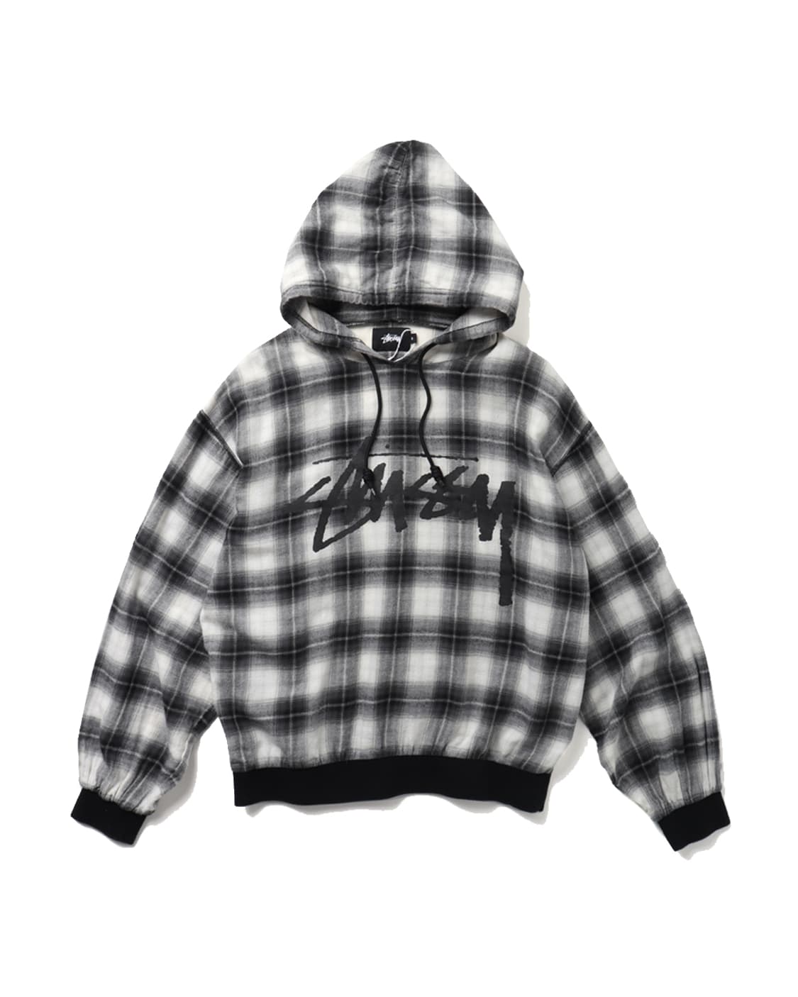 STUSSY Ombre Check Hoodie 상품이미지1
