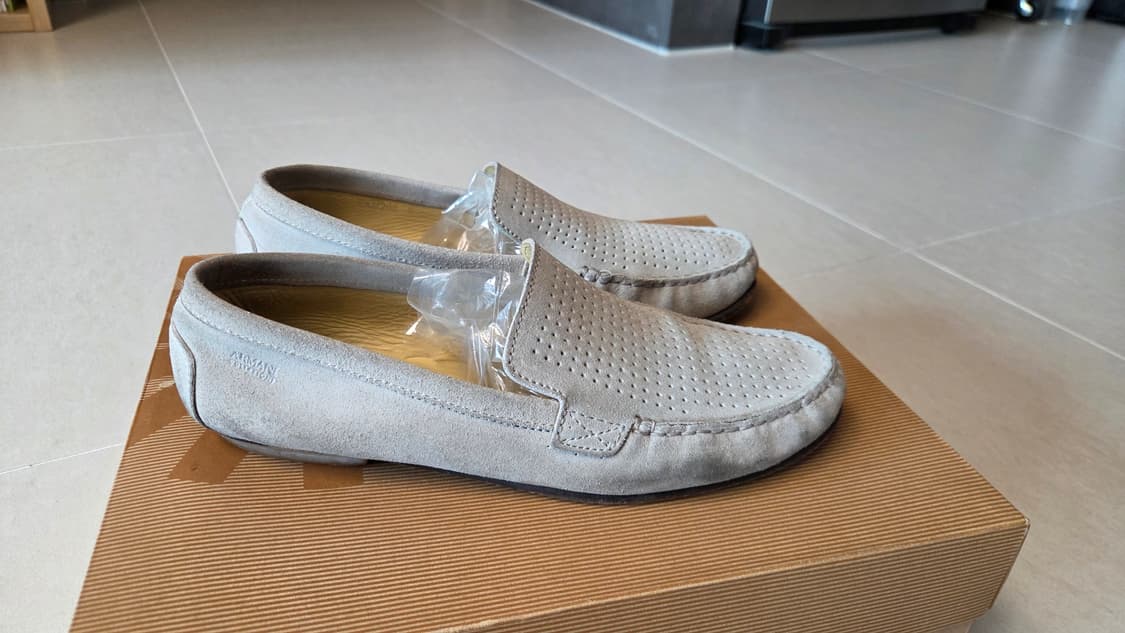 아르마니 꼴레지오니 스웨이드 펀칭 로퍼  상품이미지7