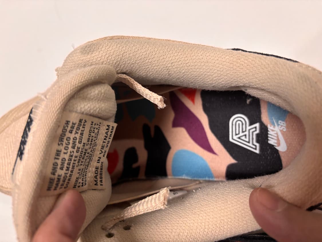 나이키 x 알비노 앤 프레토 SB 덩크 로우 파슬 블랙 270 상품이미지4