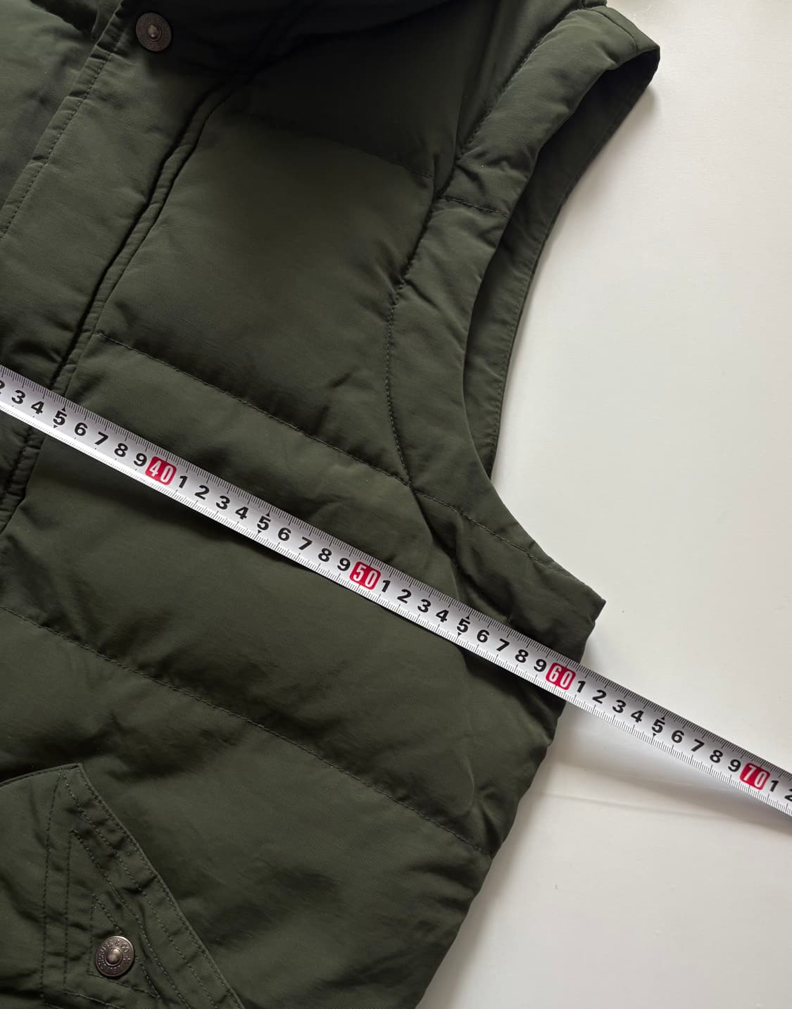 Levi's 리바이스 카키 패딩 조끼 상품이미지7