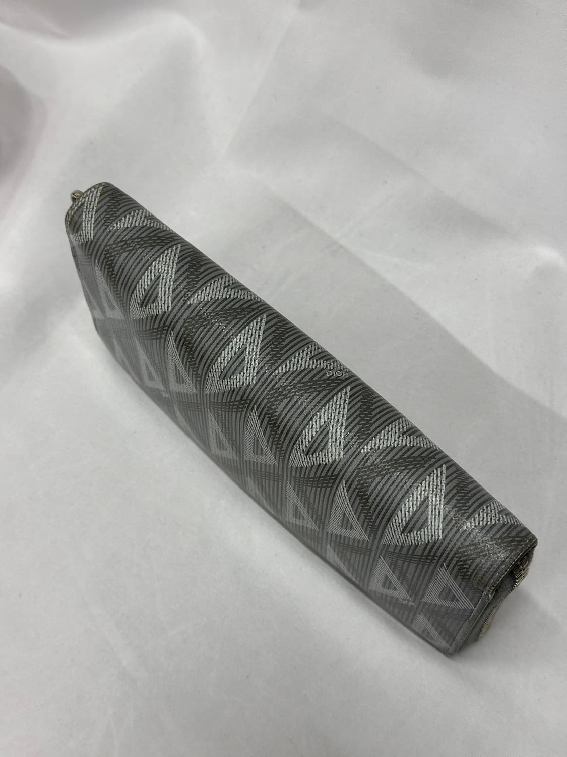 [정품] 디올 CD다이아몬드 지퍼돌이지갑 그래이 상품이미지5