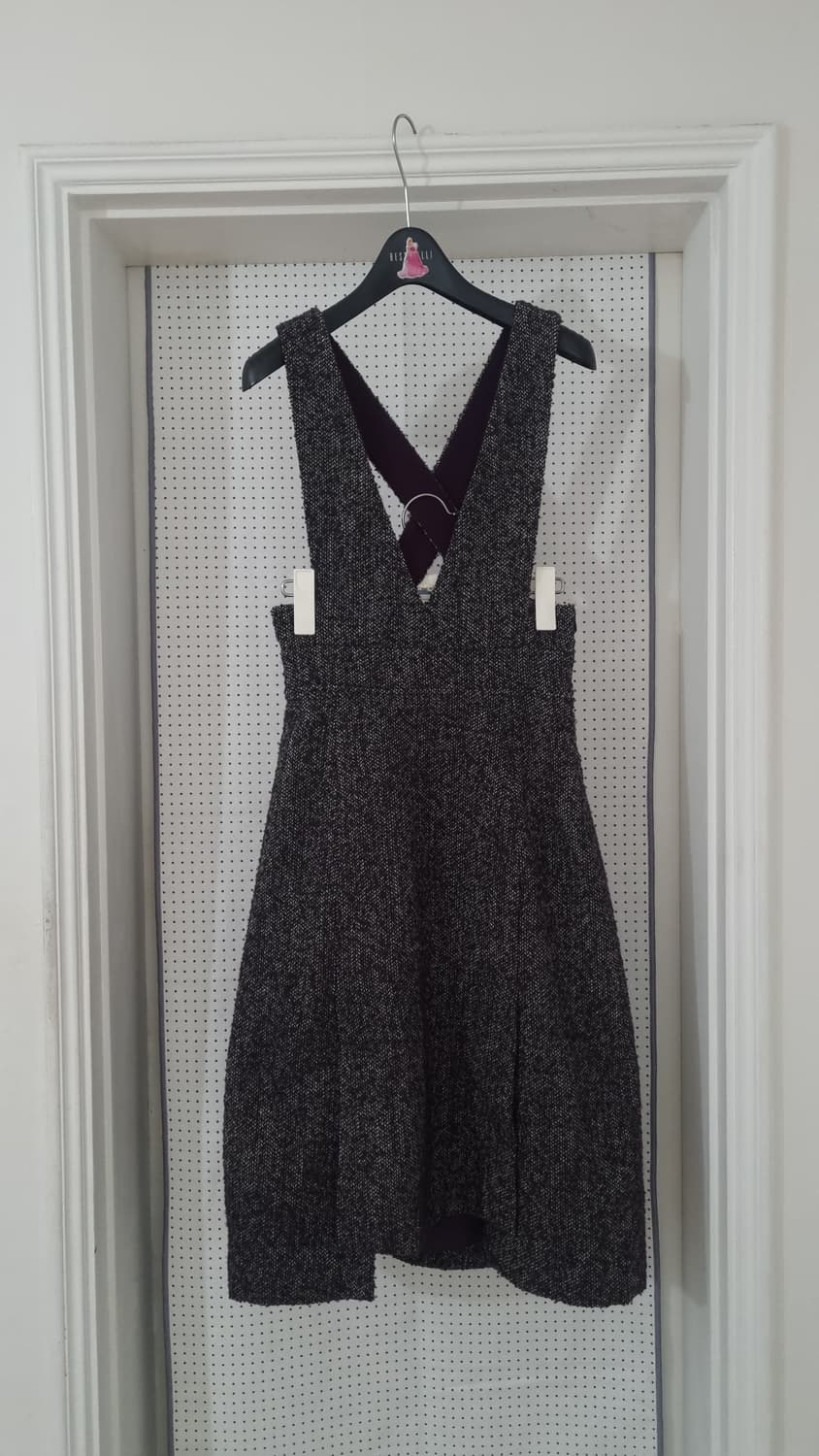 쥬시쥬디 모직 뷔스티에 멜빵 원피스 상품이미지2