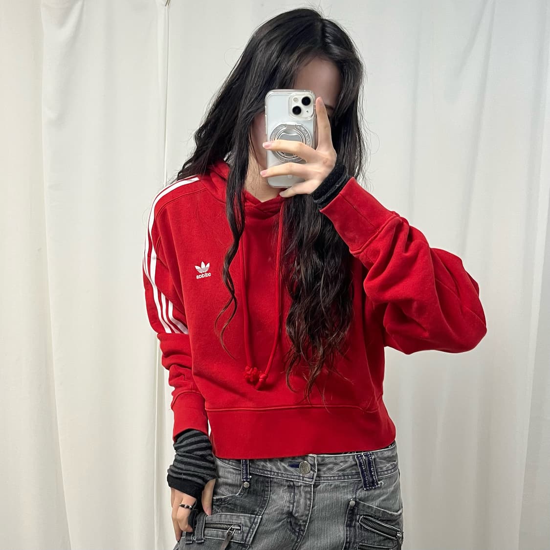 Adidas Firebird Red Hoodie 상품이미지1