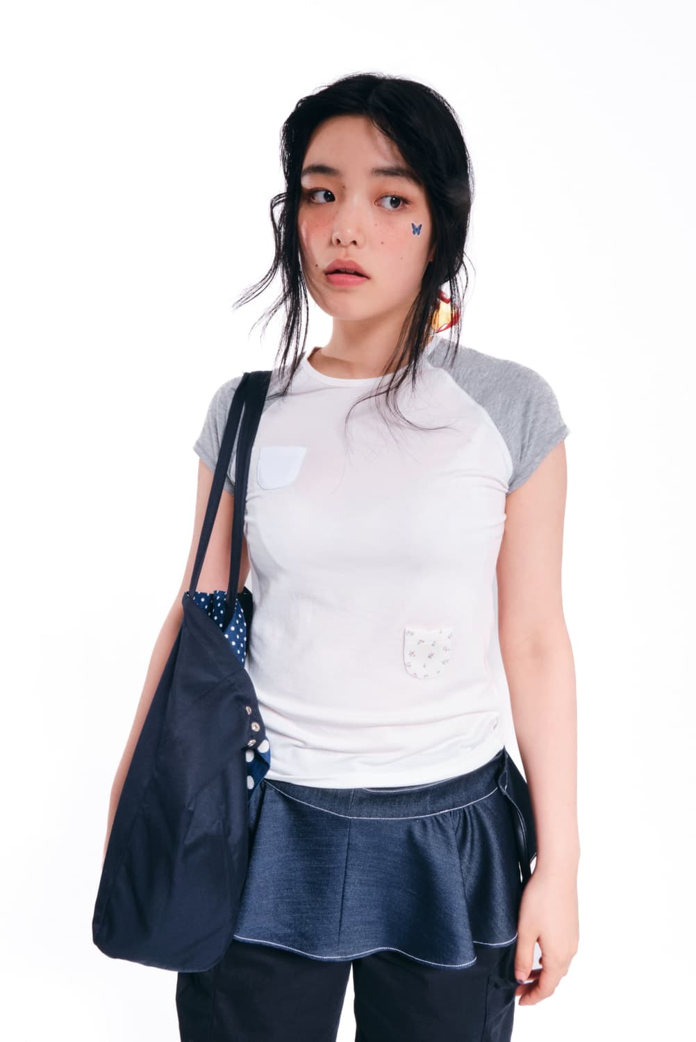 나비버스 포켓 탑 화이트 상품이미지1