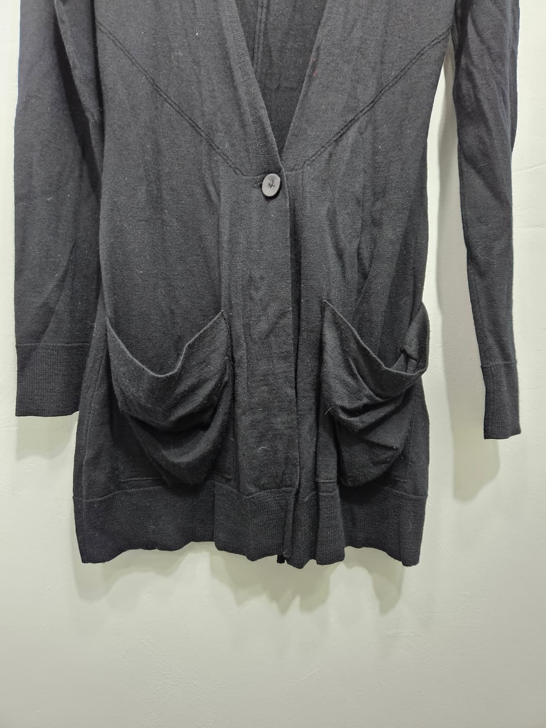 지고트(JIGOTT) 울캐시미어 얇은 가디건 S 상품이미지7