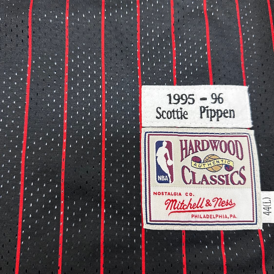 NBA 시카고불스 미첼 & 네스 스윙맨 농구 유니폼 민소매 상품이미지5