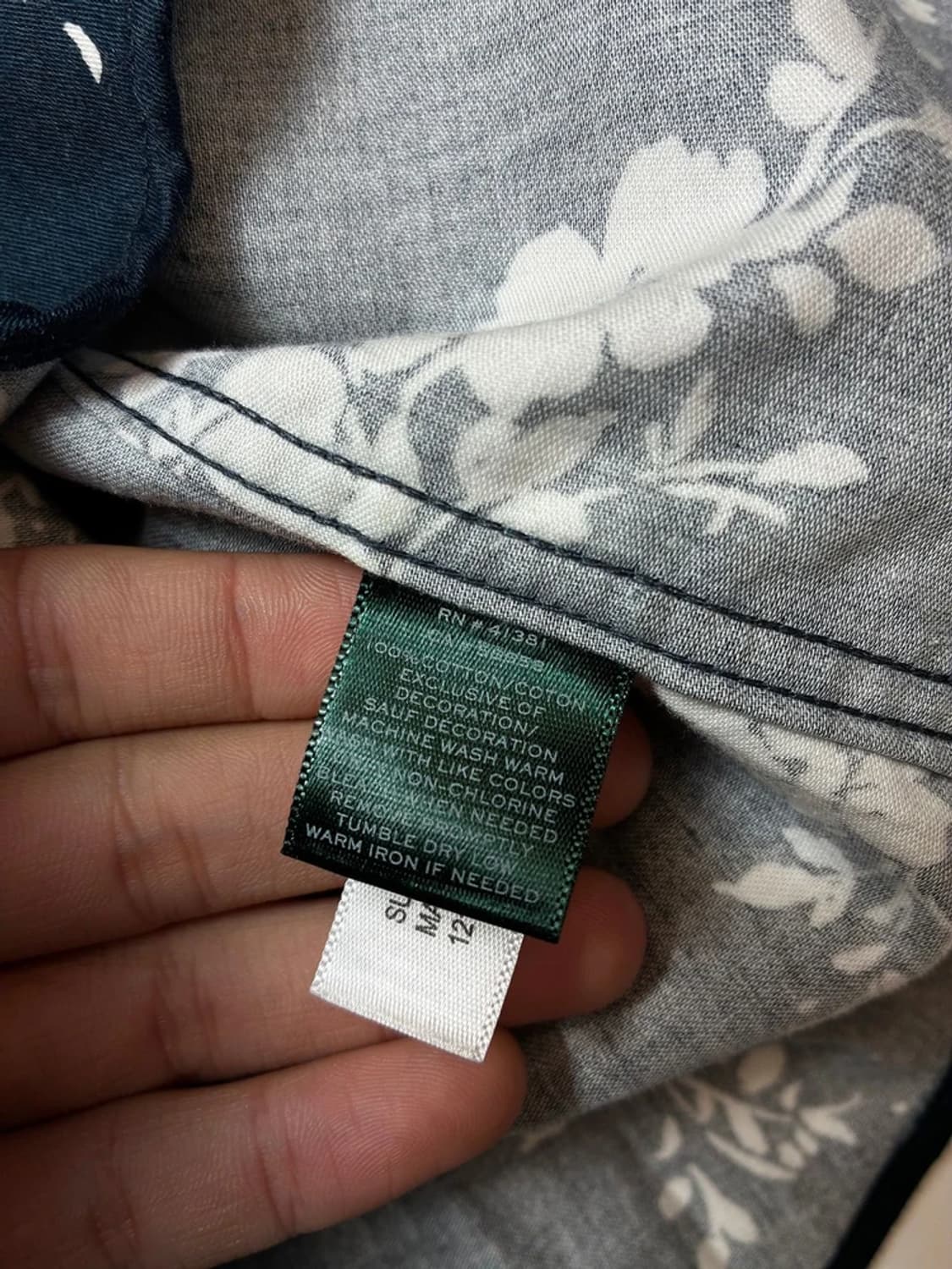 로렌 랄프로렌 플로럴 웨스턴 블라우스 PN8679 상품이미지9