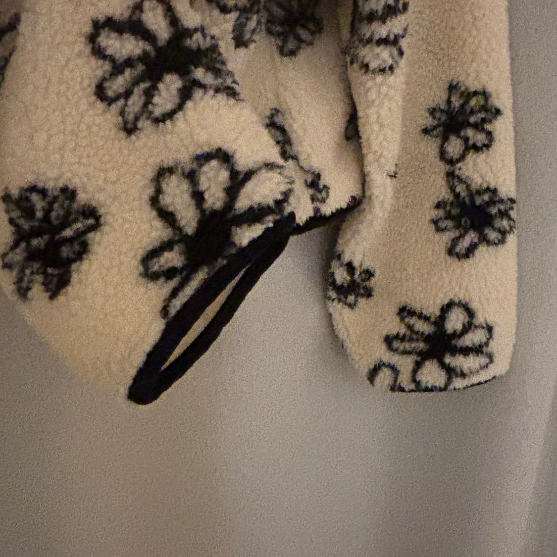 모리걸 빈티지 플라워 양털 아우터 상품이미지7