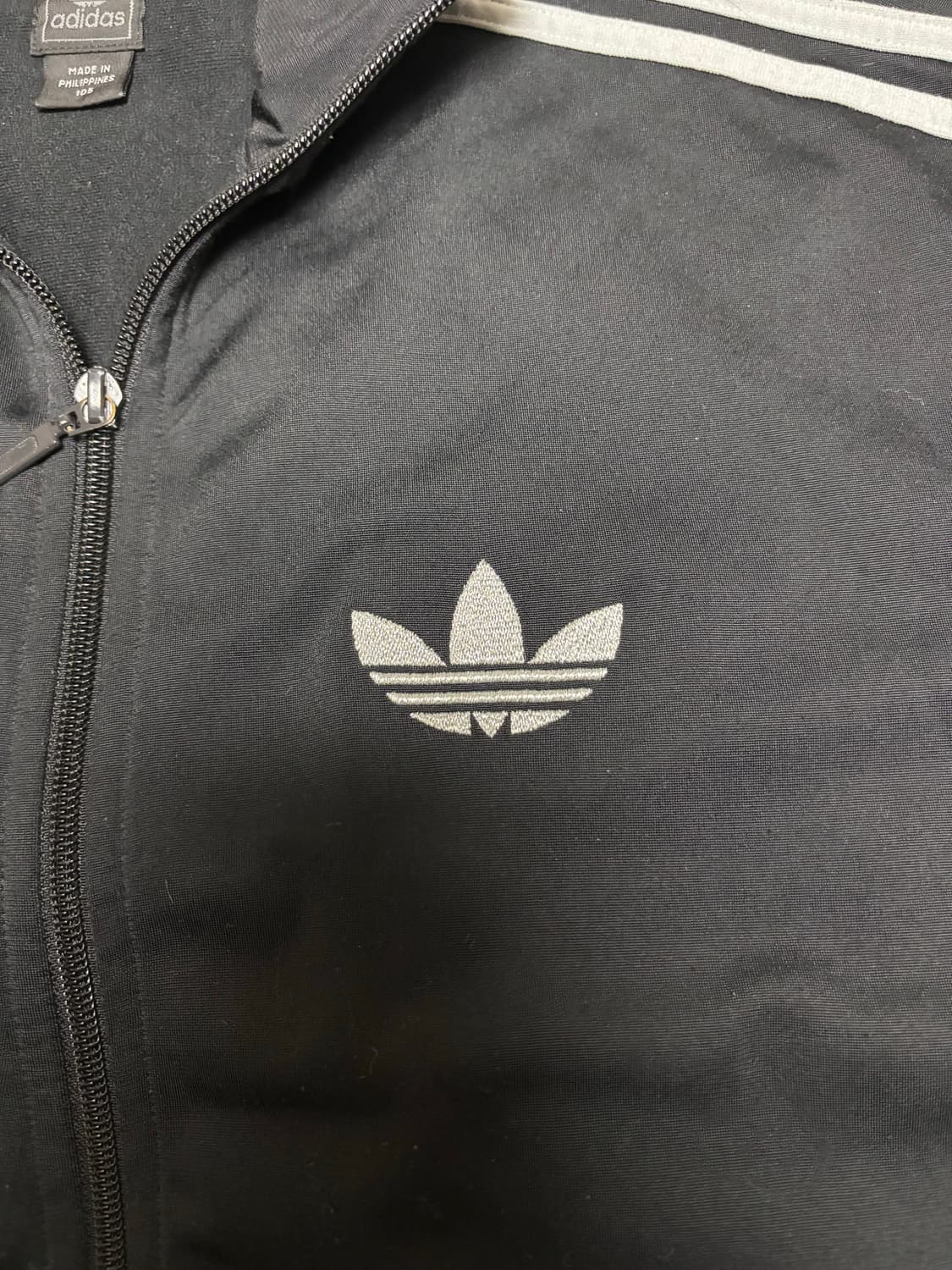 아디다스 구형 파이어버드 져지 블랙 실버 105사이즈 상품이미지5