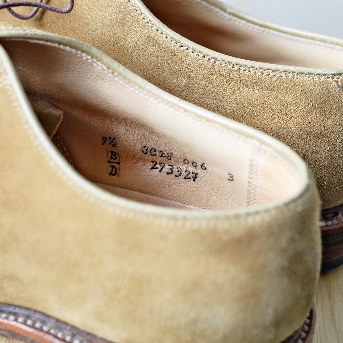 알든 29332F 9.5D 언라인드 스웨이드 더비슈즈 상품이미지9