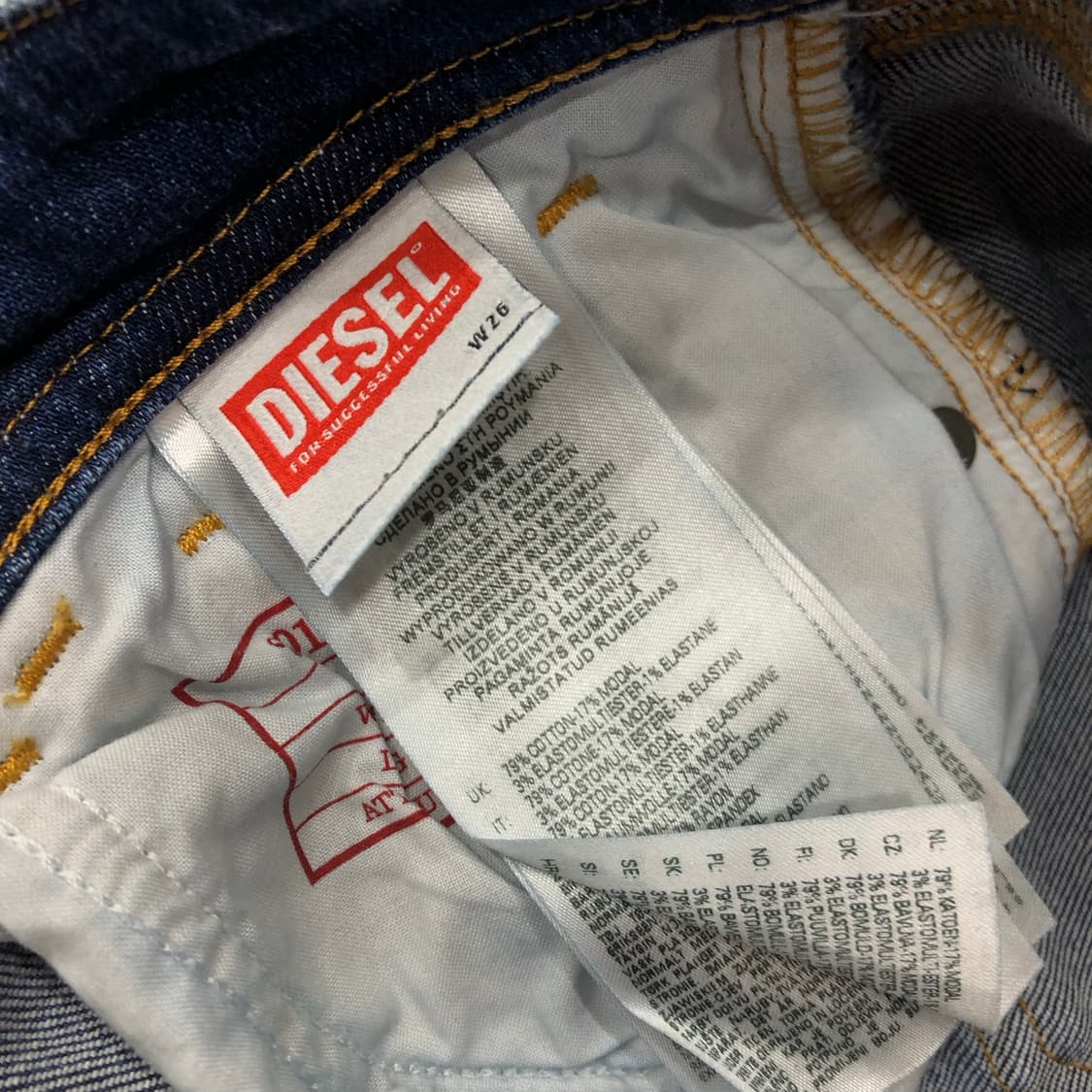 데드스탁 디젤 워싱 스키니진 데님 팬츠 상품이미지7