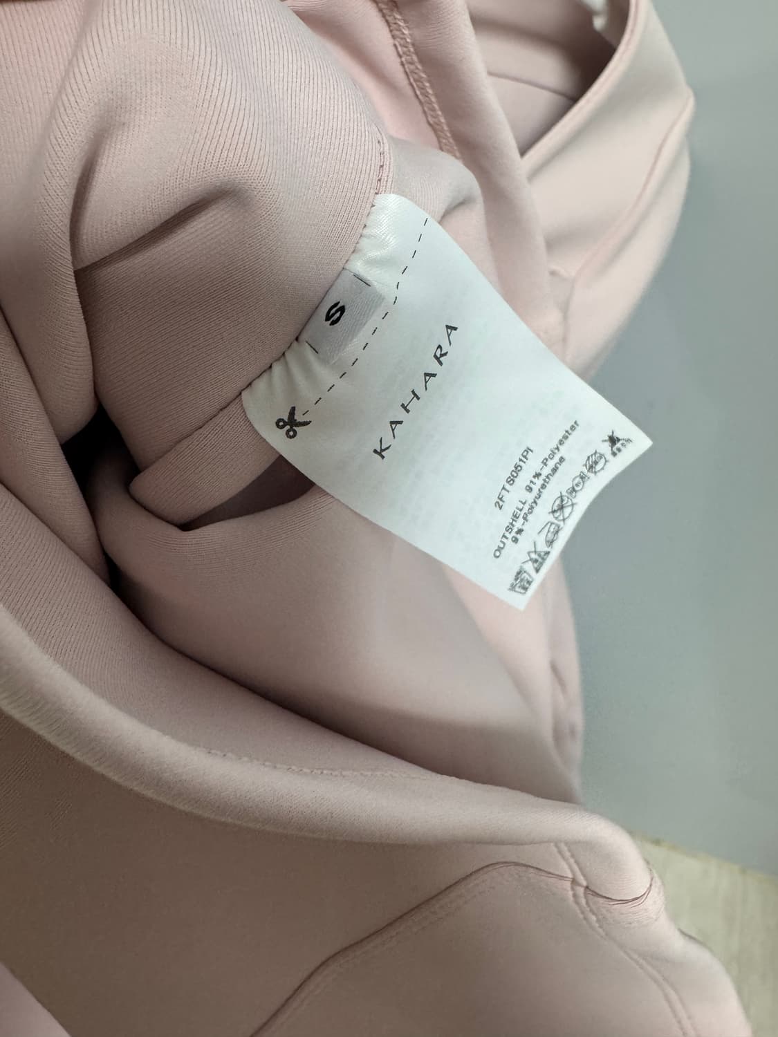 카하라 실루엣 탑 s 연핑크 상품이미지4