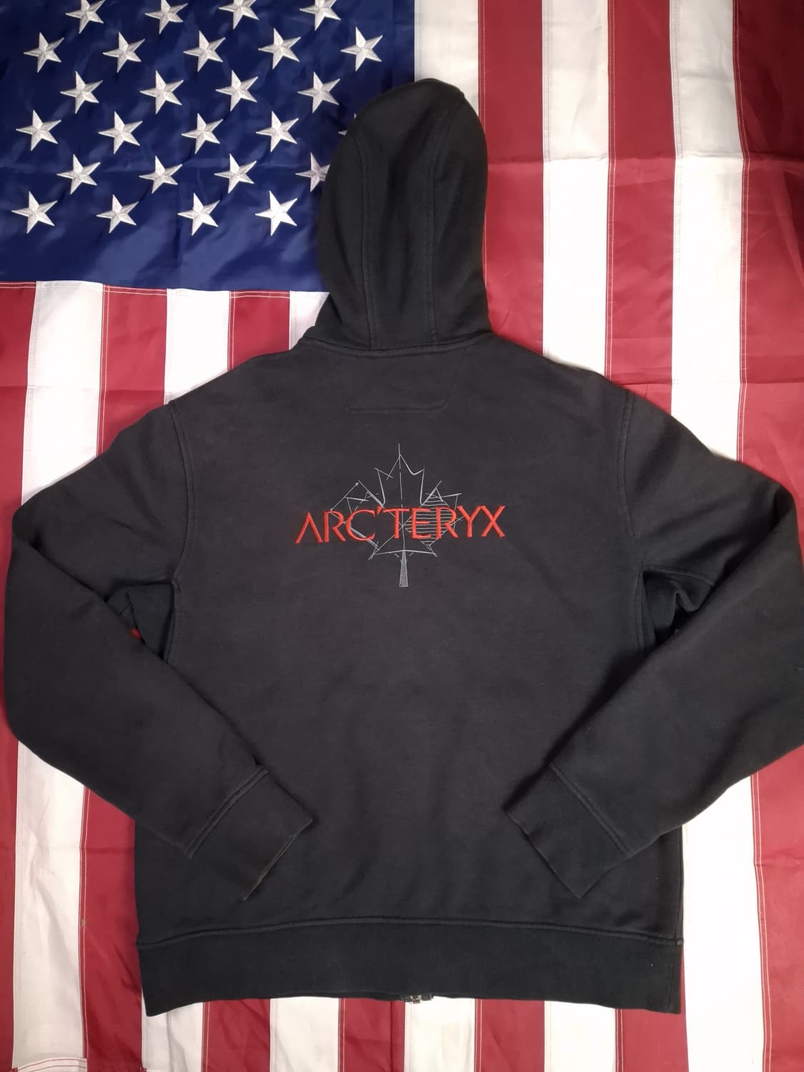 오리지날 아크테릭스 코튼 빅로고 후디티 상품이미지2