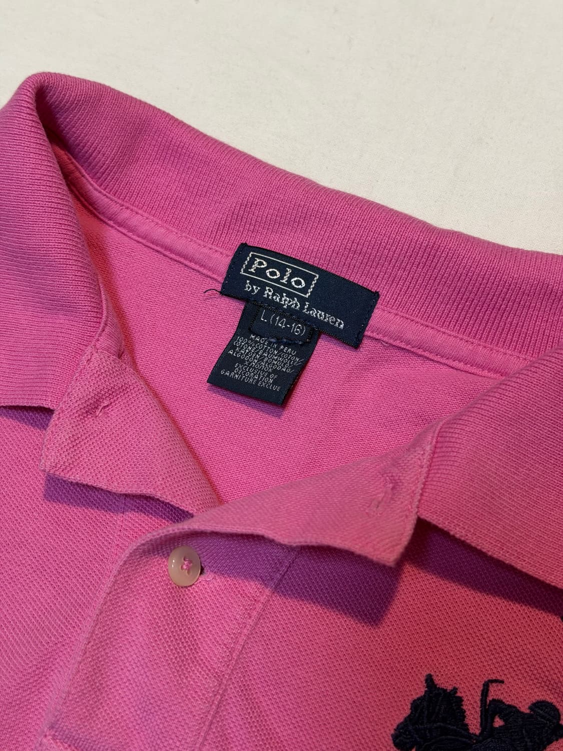 폴로 랄프로렌 빅포니 치프키프 카라티 핑크 상품이미지3