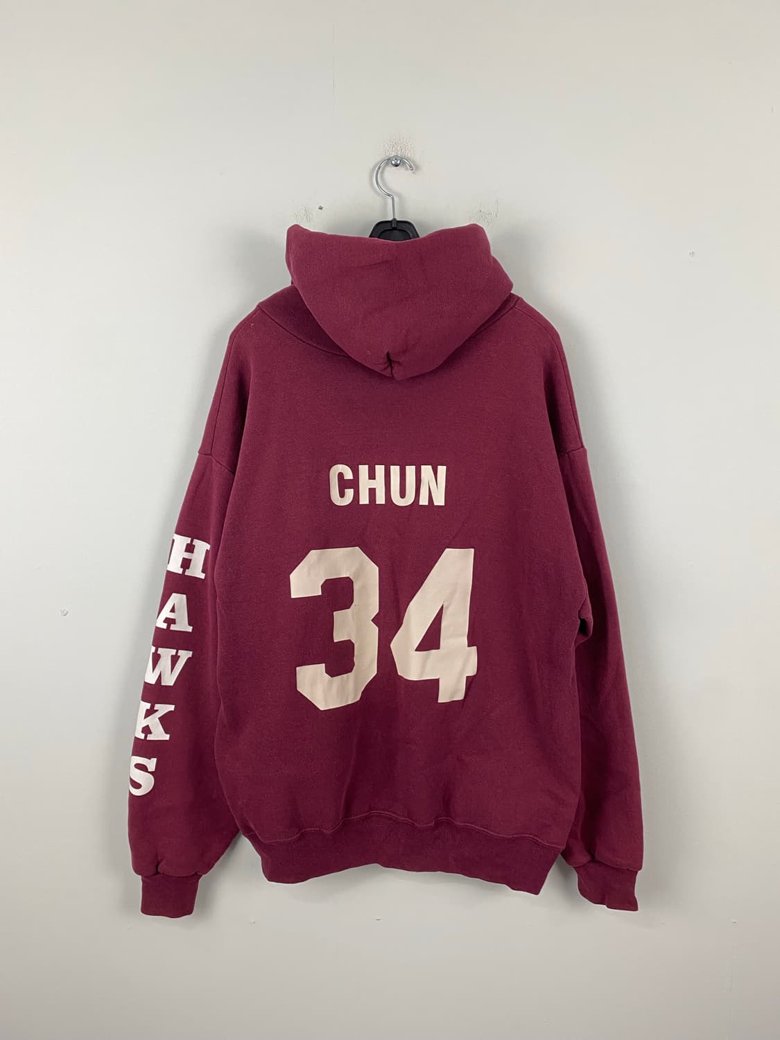 Jerzees 저지스 버건디 후드티 L <526> 상품이미지3