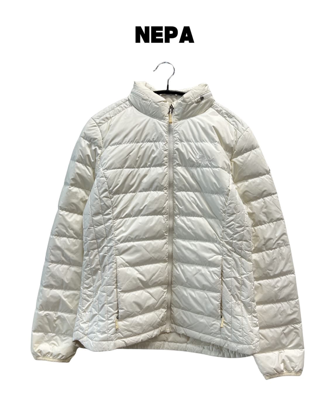 (100) 네파 우먼스 구스다운 경량 패딩 아이보리 상품이미지1