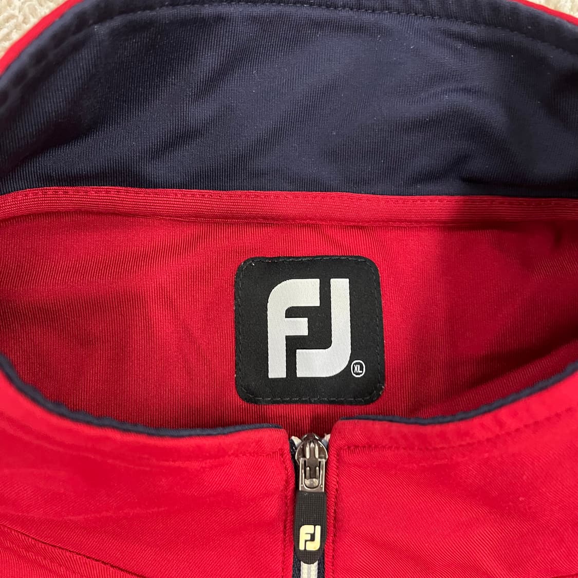 XL 풋조이 골프 하프 집업 티셔츠 0210M 상품이미지2