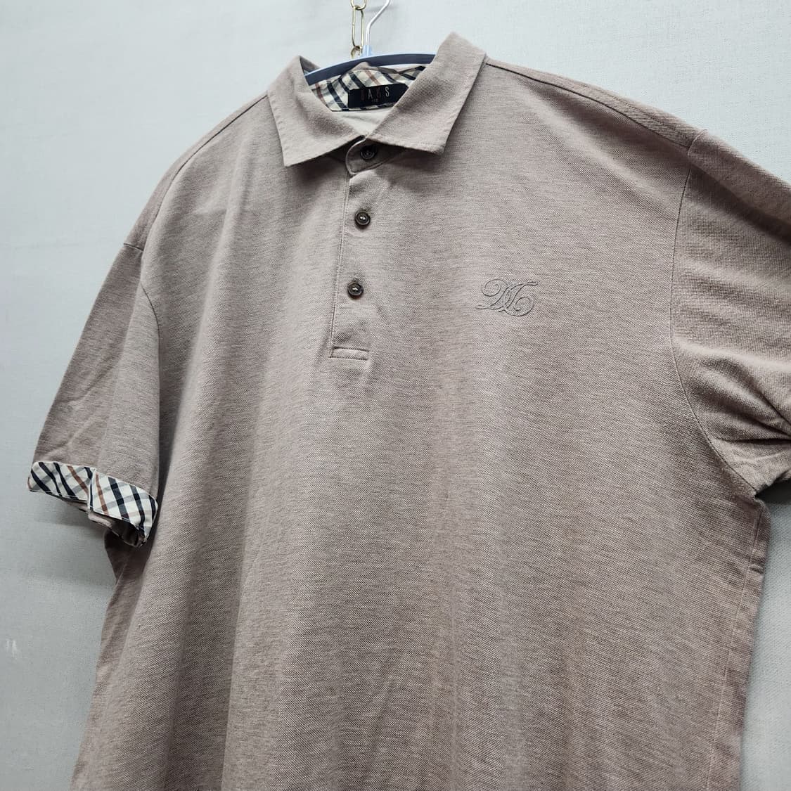 닥스 로고 소매 디테일 반팔카라 110(XL) 상품이미지3