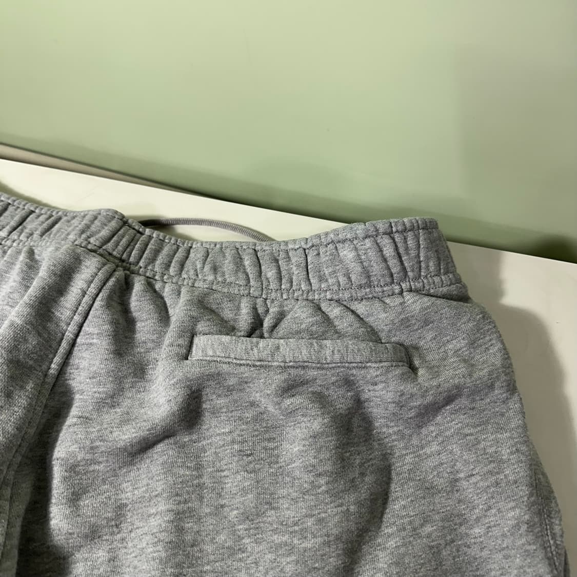 XL 아디다스 에센셜 그레이 기본로고 코튼 와이드핏 트레이닝팬츠 상품이미지8