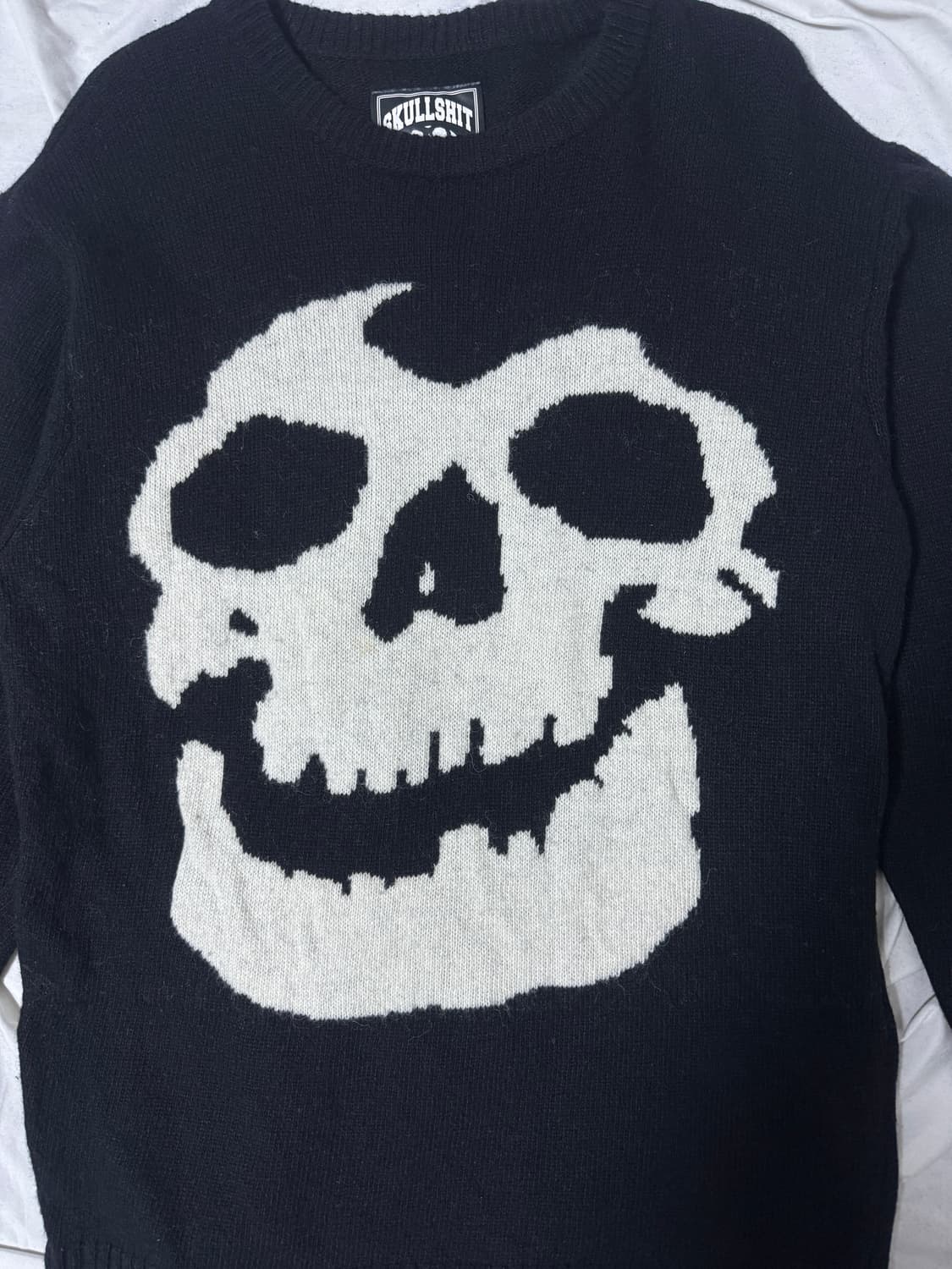 Skullshit 울 니트 상품이미지3