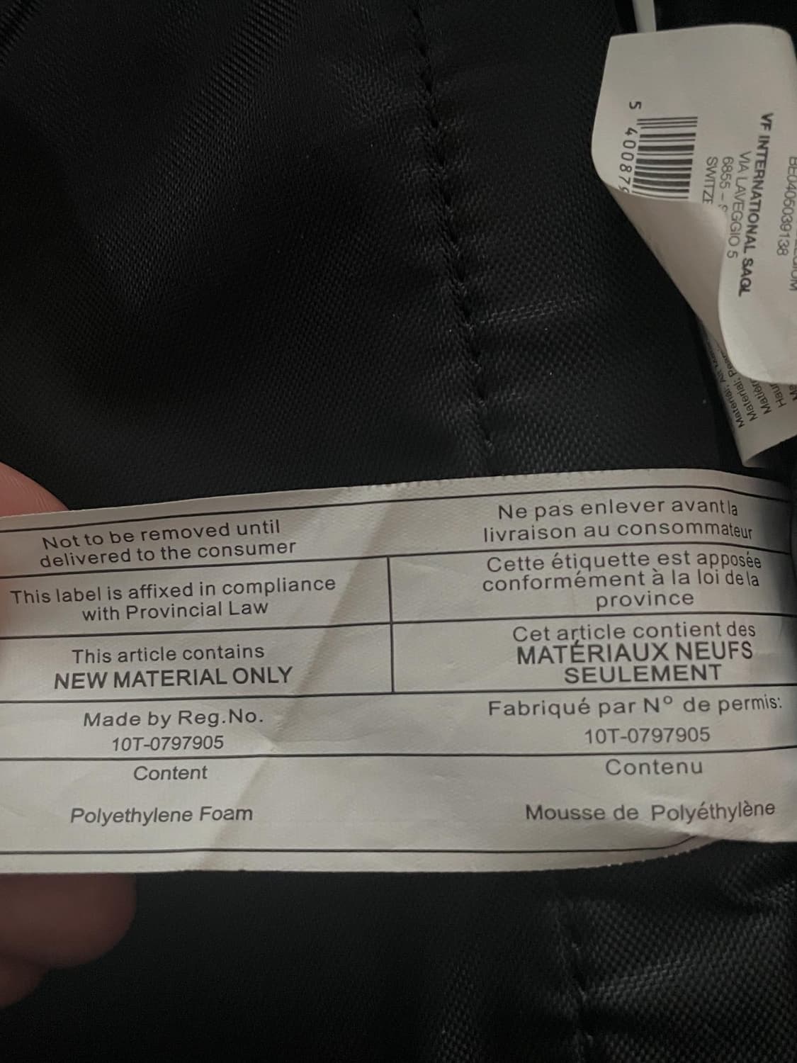 라프시몬스 x 이스트팩 패디드 루프링 백팩 상품이미지2