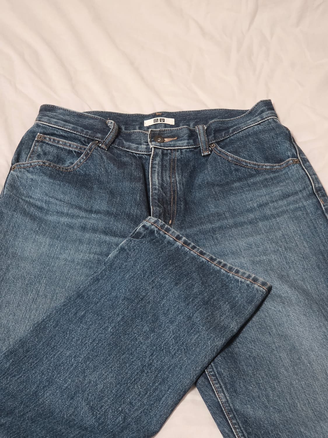 U 레귤러피트 스트레이트 하이라이즈진 27사이즈 상품이미지3