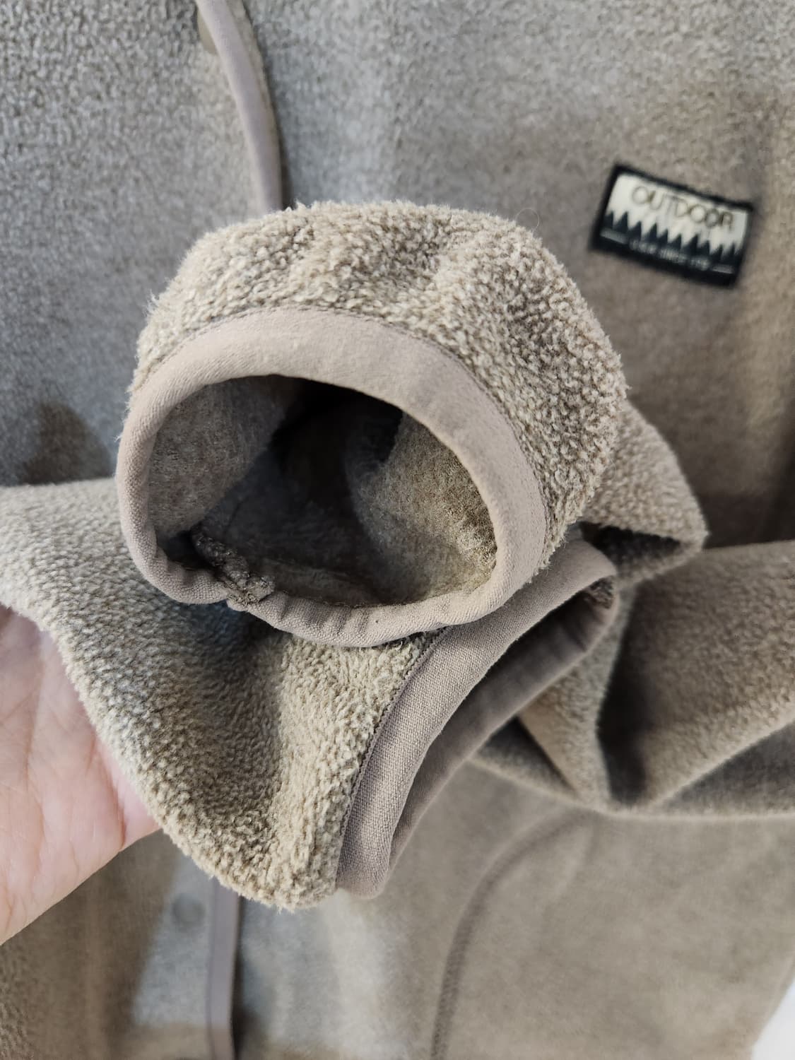 여자 아웃도어프로덕츠 오버핏 후리스 가디건 L 상품이미지3