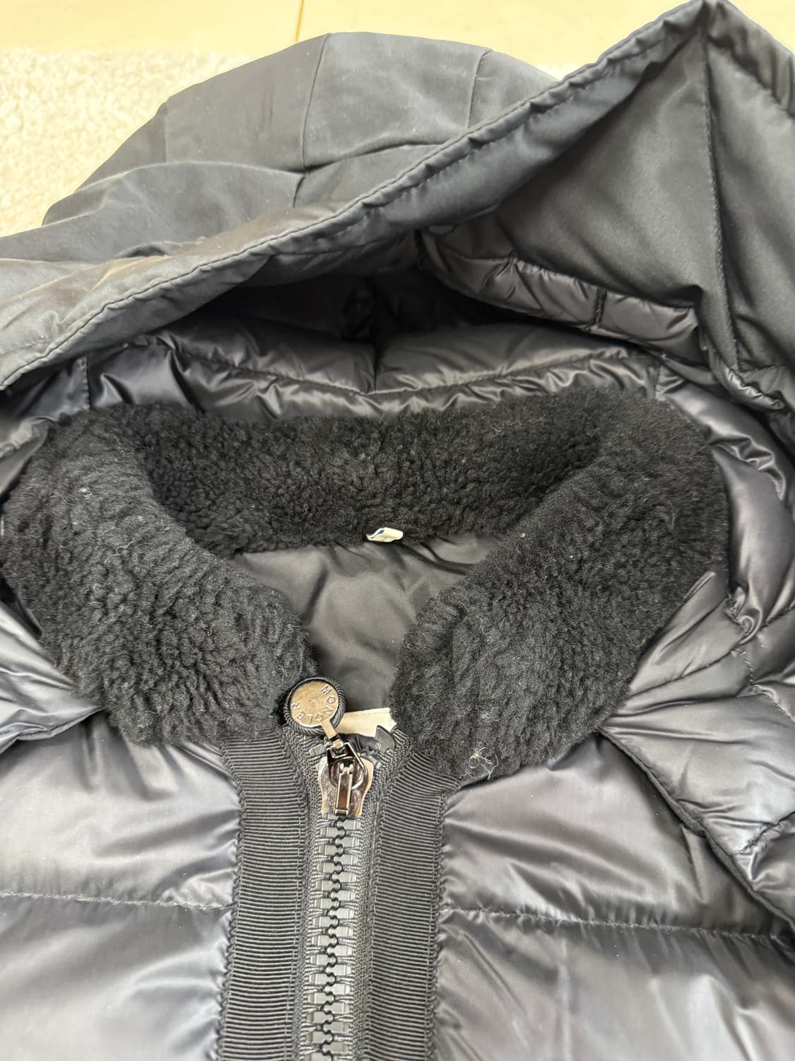 몽클레어 여성 블랙 패딩 자켓 -사이즈 1 -55-66 상품이미지4